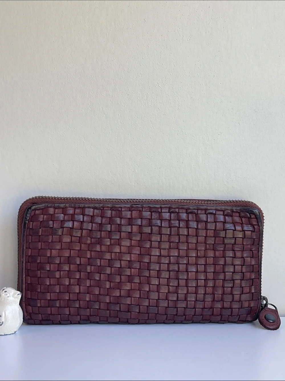 Ashwood Woven Genuine Leather Wallet